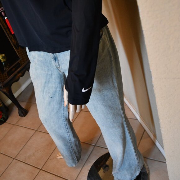 Women's Nike Dallas Cowbo Long Sleeve Pull over black Top Size Med - Lg NWT - Picture 8 of 16